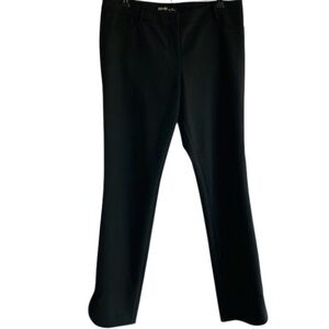 Elizabeth and James Black Pants Size 6 Split Hem Mid Rise Leisure Travel
